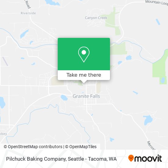 Mapa de Pilchuck Baking Company