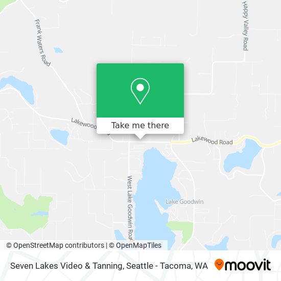 Seven Lakes Video & Tanning map