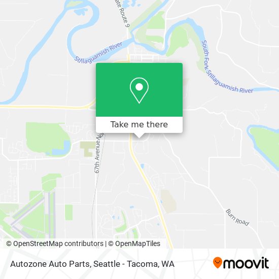 Autozone Auto Parts map