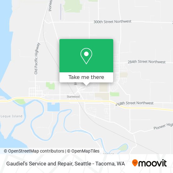 Gaudiel's Service and Repair map