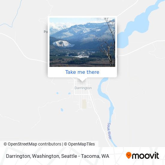 Mapa de Darrington, Washington