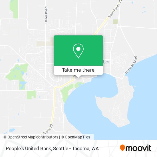 People's United Bank map