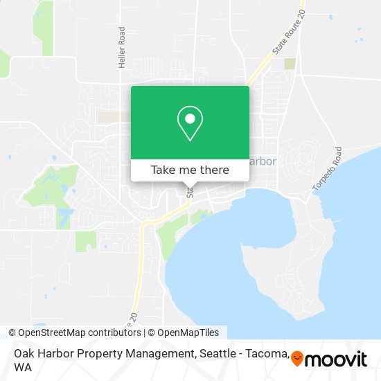 Oak Harbor Property Management map