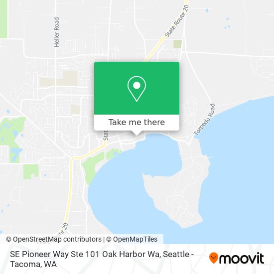 SE Pioneer Way Ste 101 Oak Harbor Wa map