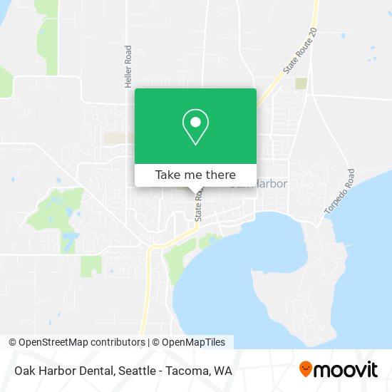 Mapa de Oak Harbor Dental