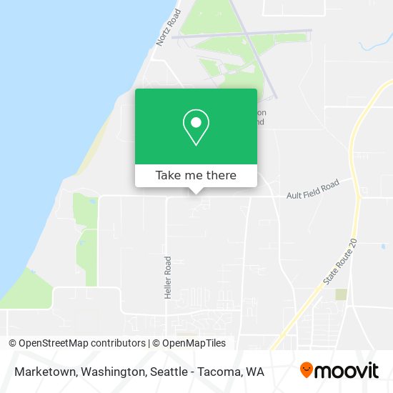 Mapa de Marketown, Washington