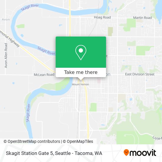 Mapa de Skagit Station Gate 5