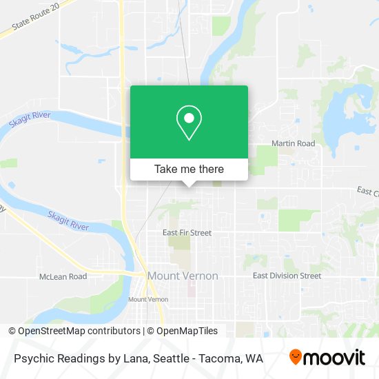 Psychic Readings by Lana map