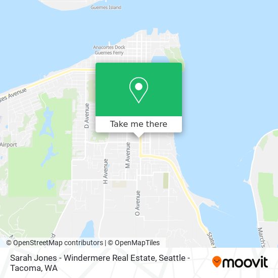 Mapa de Sarah Jones - Windermere Real Estate