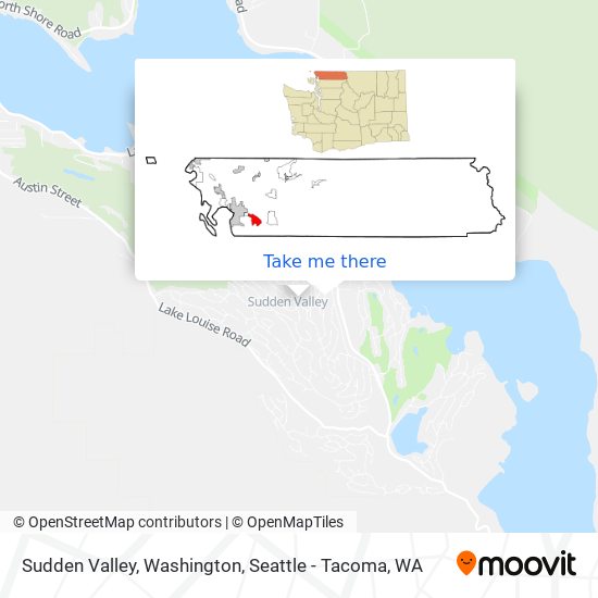 Mapa de Sudden Valley, Washington