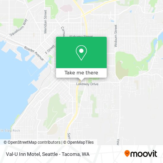 Mapa de Val-U Inn Motel