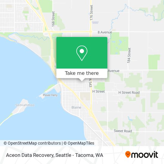 Aceon Data Recovery map