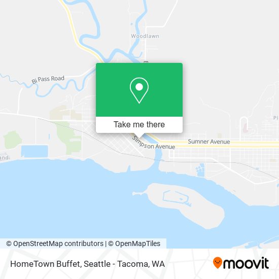 HomeTown Buffet map