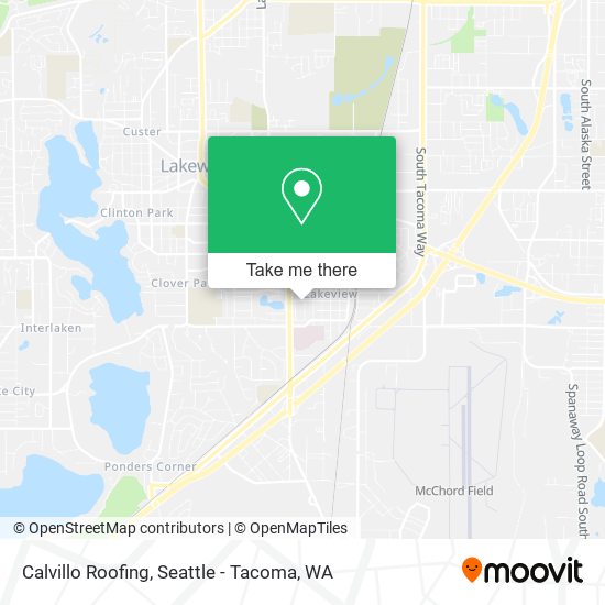Calvillo Roofing map