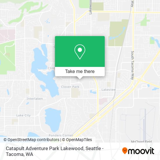Catapult Adventure Park Lakewood map