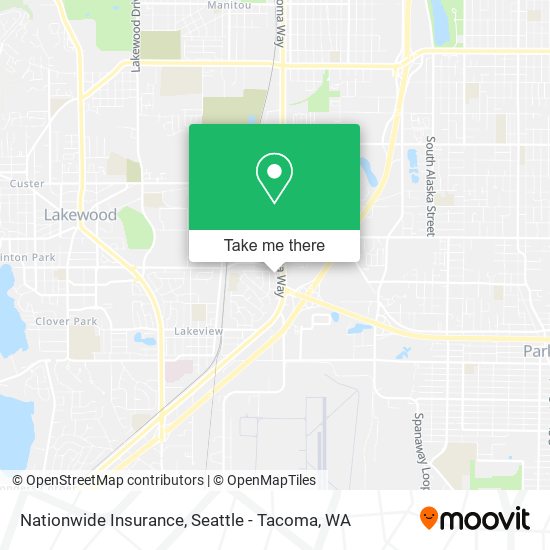 Mapa de Nationwide Insurance