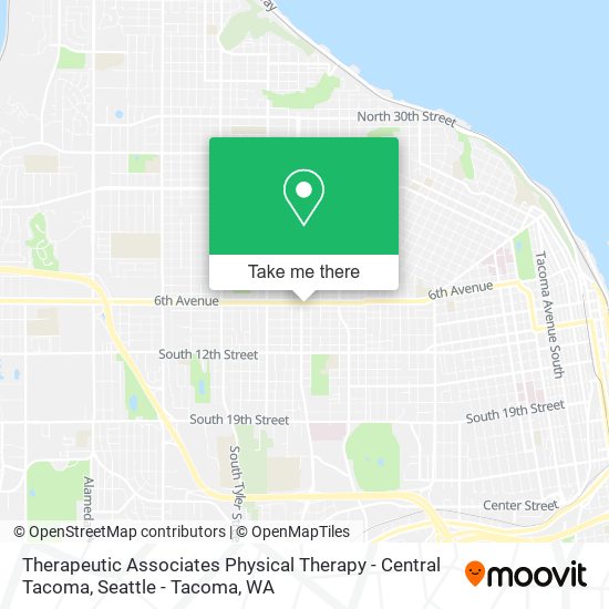 Therapeutic Associates Physical Therapy - Central Tacoma map