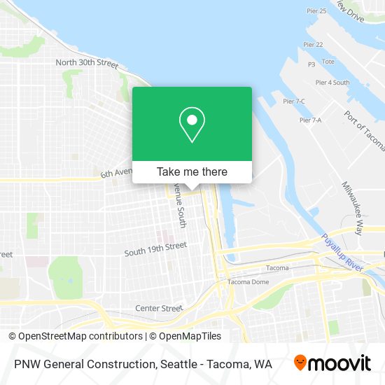 Mapa de PNW General Construction