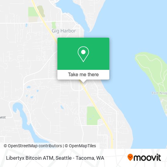 Mapa de Libertyx Bitcoin ATM