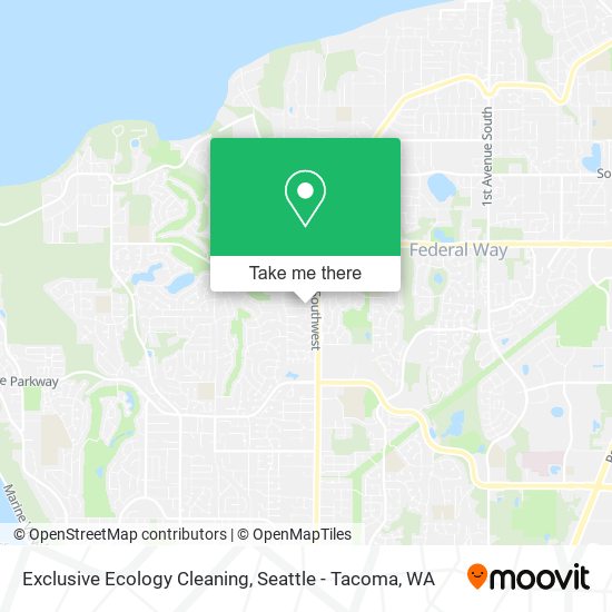 Exclusive Ecology Cleaning map