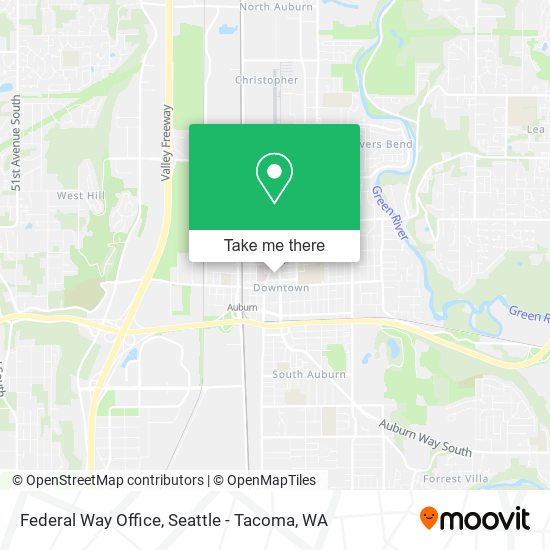 Mapa de Federal Way Office