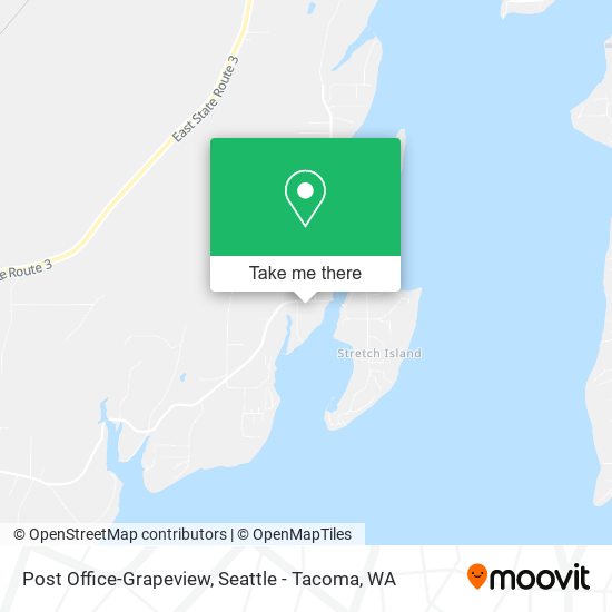 Post Office-Grapeview map