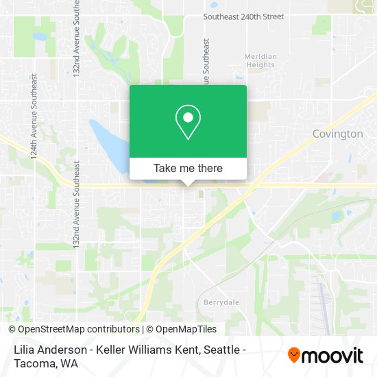 Mapa de Lilia Anderson - Keller Williams Kent