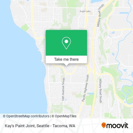 Mapa de Kay's Paint Joint