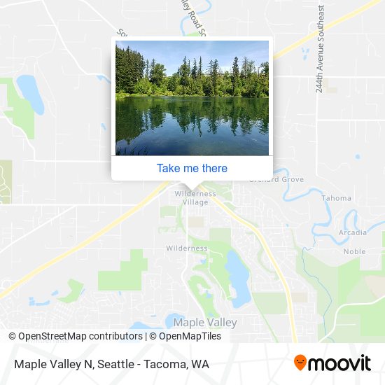 Maple Valley N map