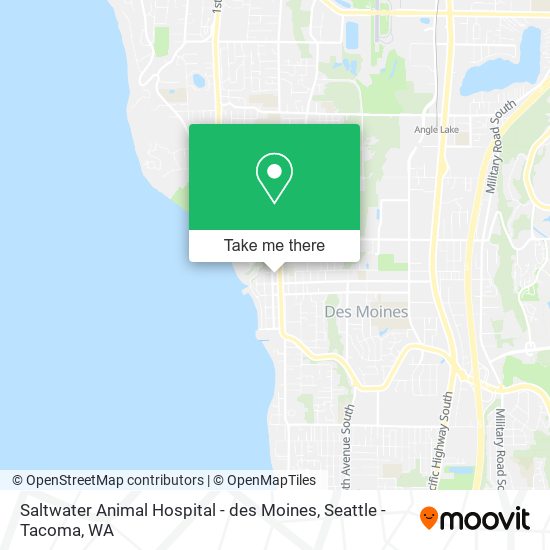 Mapa de Saltwater Animal Hospital - des Moines