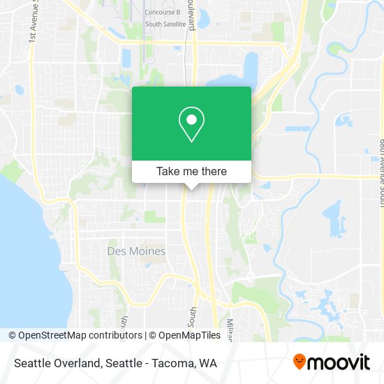 Mapa de Seattle Overland