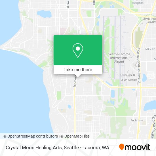 Crystal Moon Healing Arts map