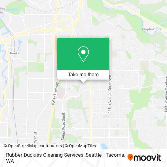 Mapa de Rubber Duckies Cleaning Services