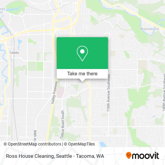 Ross House Cleaning map