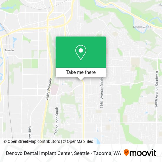 Denovo Dental Implant Center map