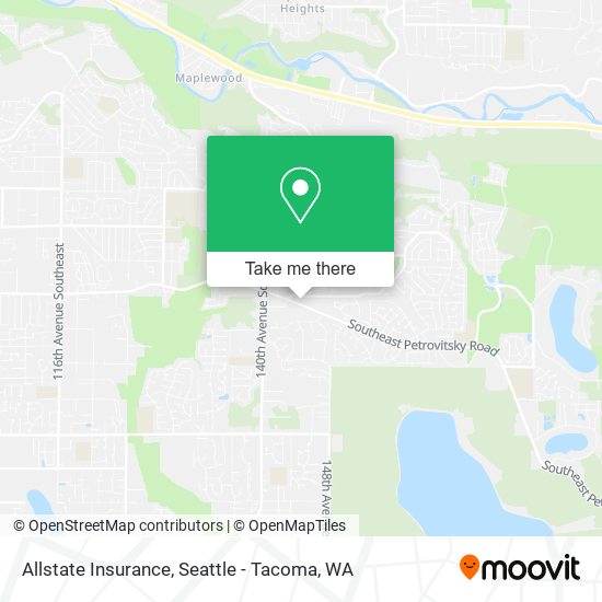 Allstate Insurance map