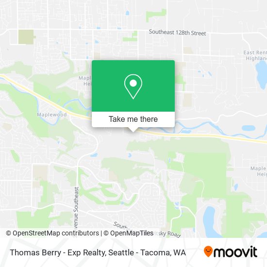 Mapa de Thomas Berry - Exp Realty