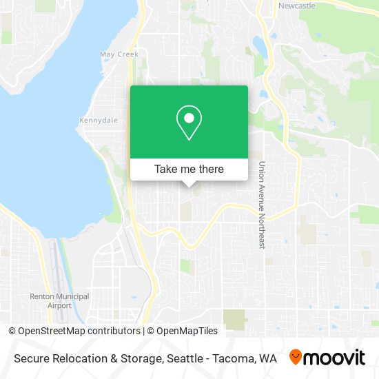 Secure Relocation & Storage map