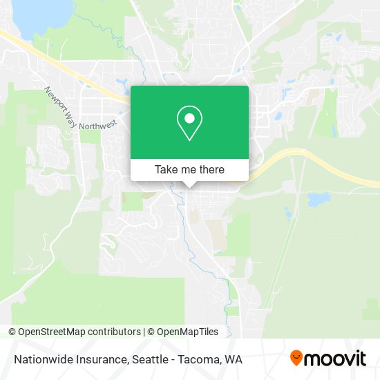 Mapa de Nationwide Insurance