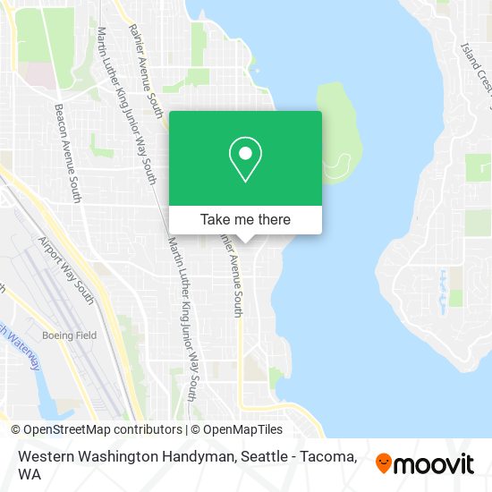 Western Washington Handyman map