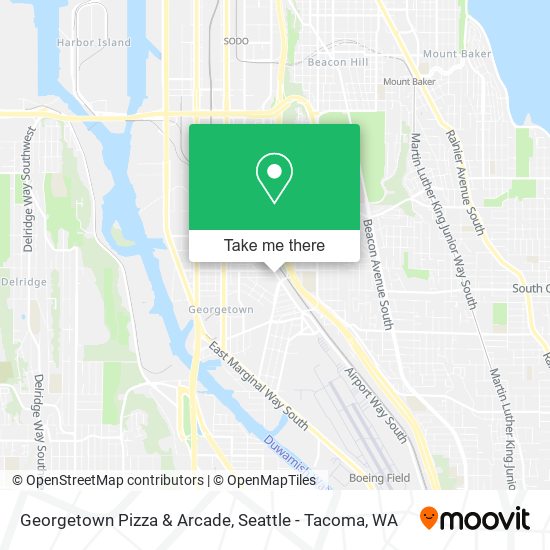 Georgetown Pizza & Arcade map