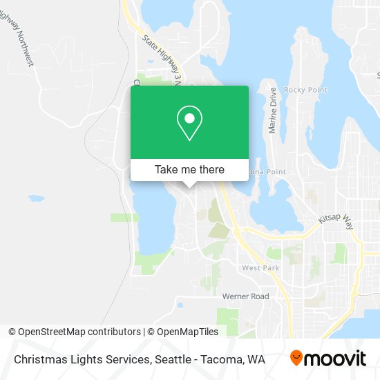 Mapa de Christmas Lights Services