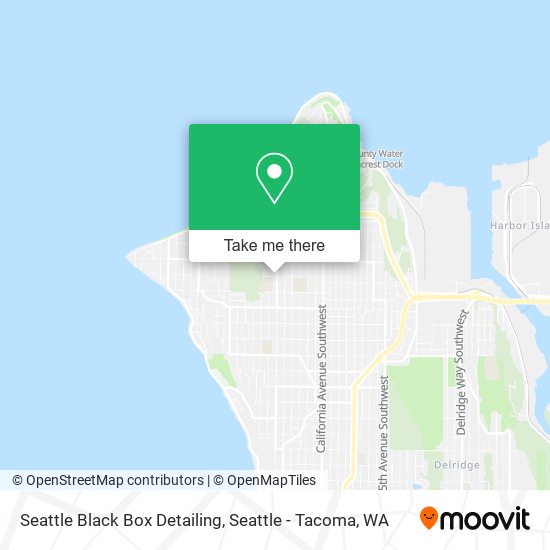 Seattle Black Box Detailing map