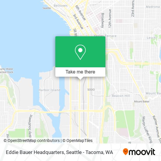 Mapa de Eddie Bauer Headquarters