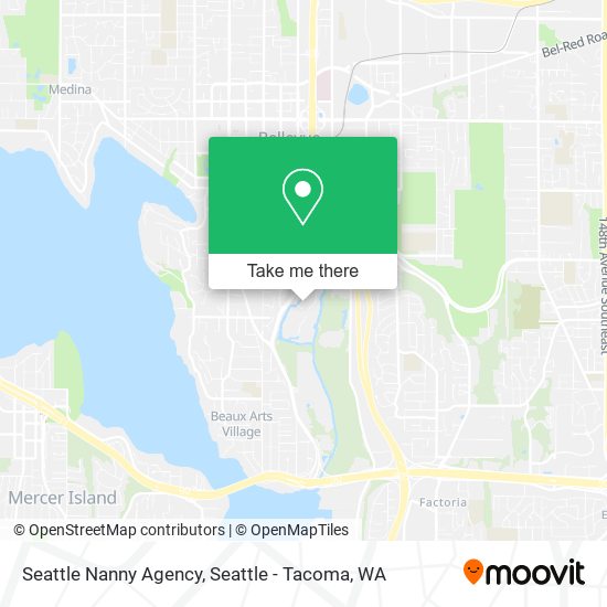 Mapa de Seattle Nanny Agency