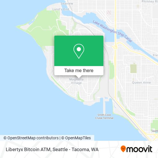 Mapa de Libertyx Bitcoin ATM