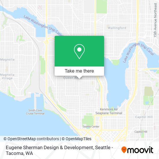 Eugene Sherman Design & Development map