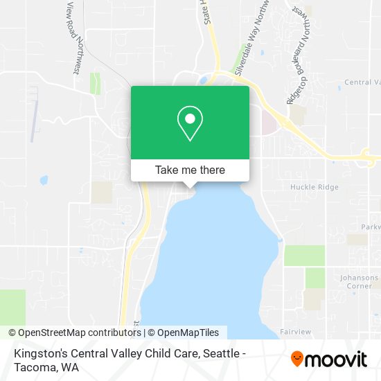 Kingston's Central Valley Child Care map