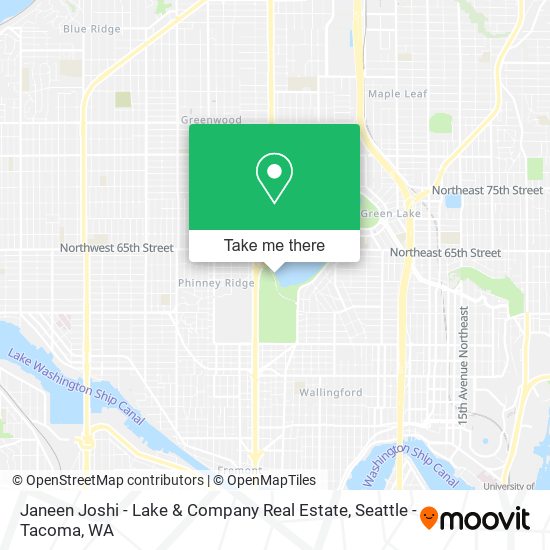 Janeen Joshi - Lake & Company Real Estate map