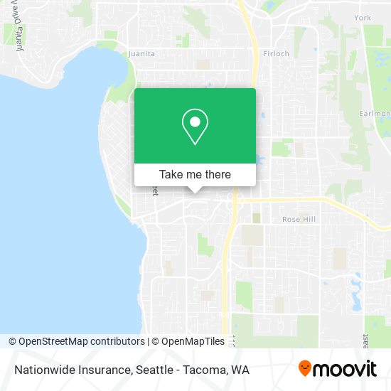 Mapa de Nationwide Insurance